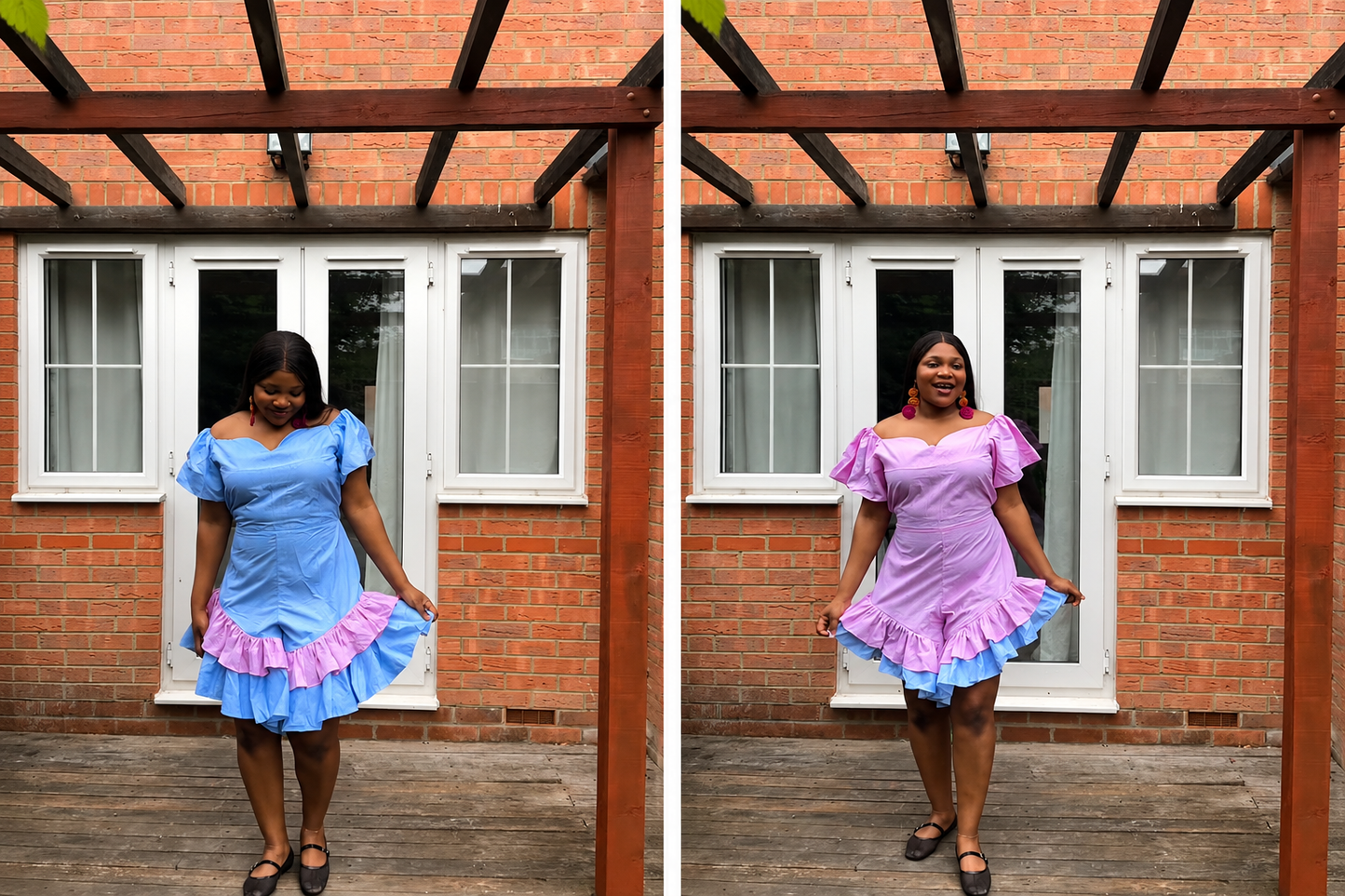 Adunni Ruffle Mini Dress.