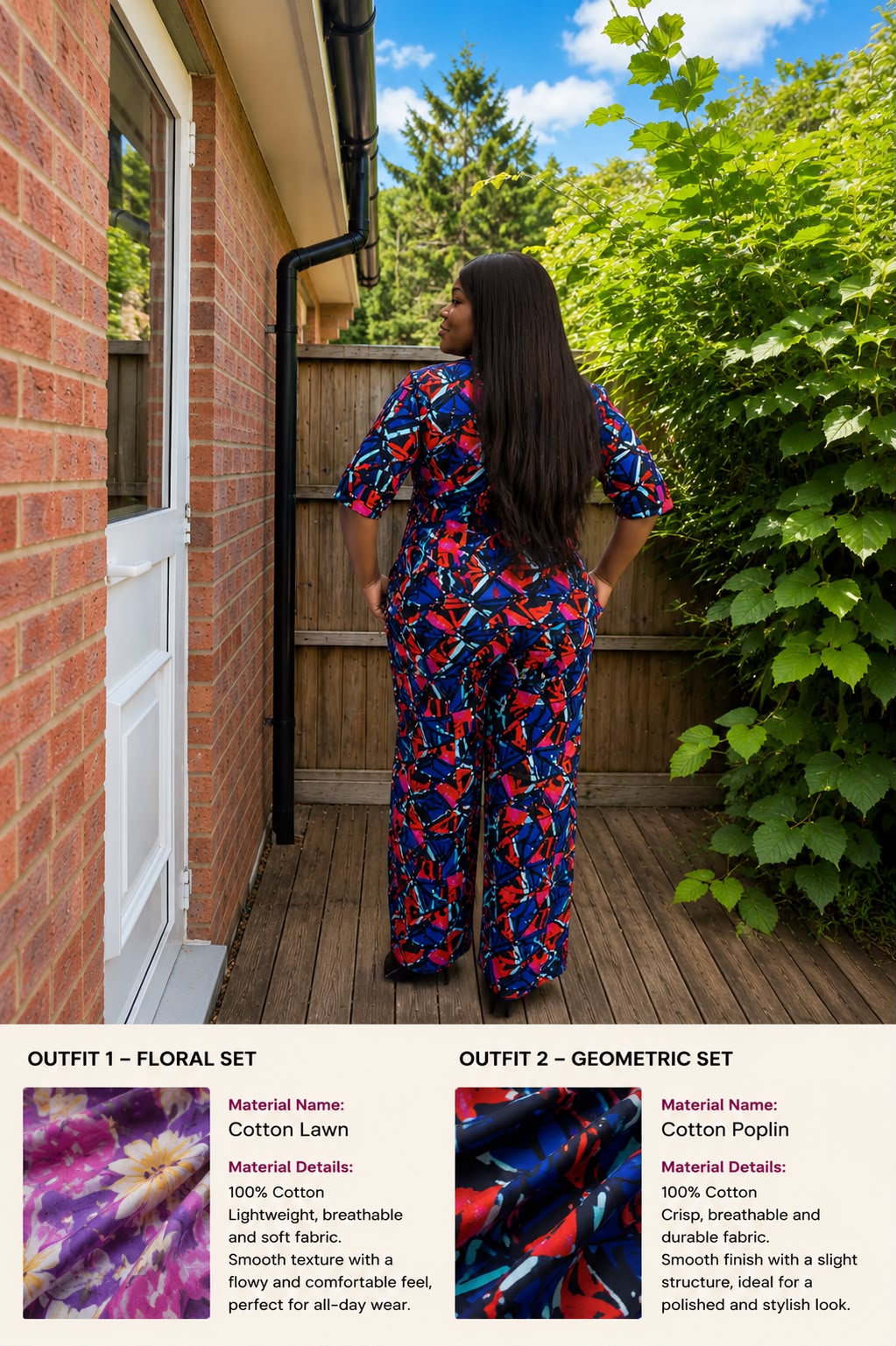 Ankara two piece set