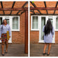 Ankara Patchwork Stripe shirt Dress